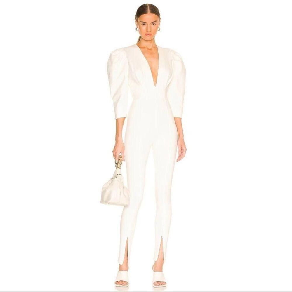 NONchalant Label Jaleen Catsuit in White